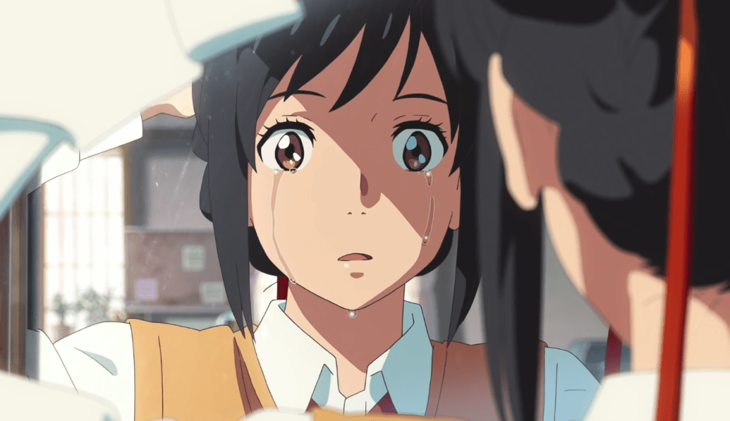 Your Name Mitsuha Crying